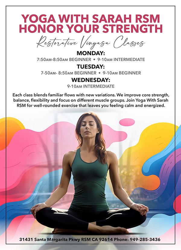 Yoga with Sarah RSM honor your strength